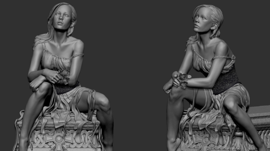 3d character modeling for printing or game , 3d printing character , 3d modeling