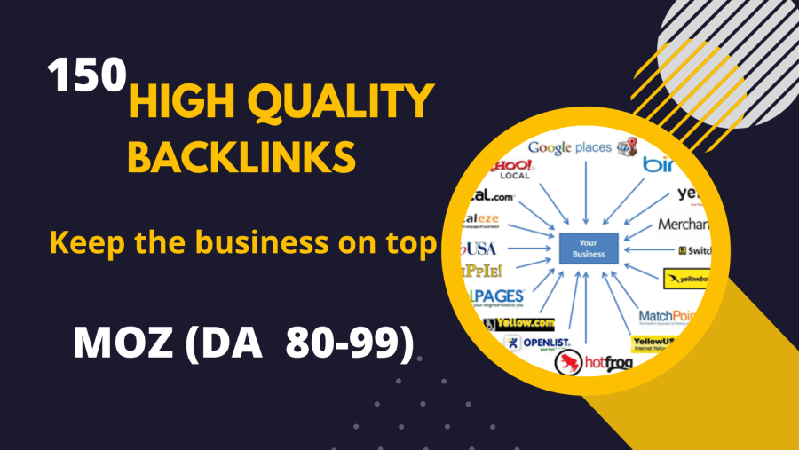 Make 150 High Authority Moz DA 80-99 Dofollow Backlinks