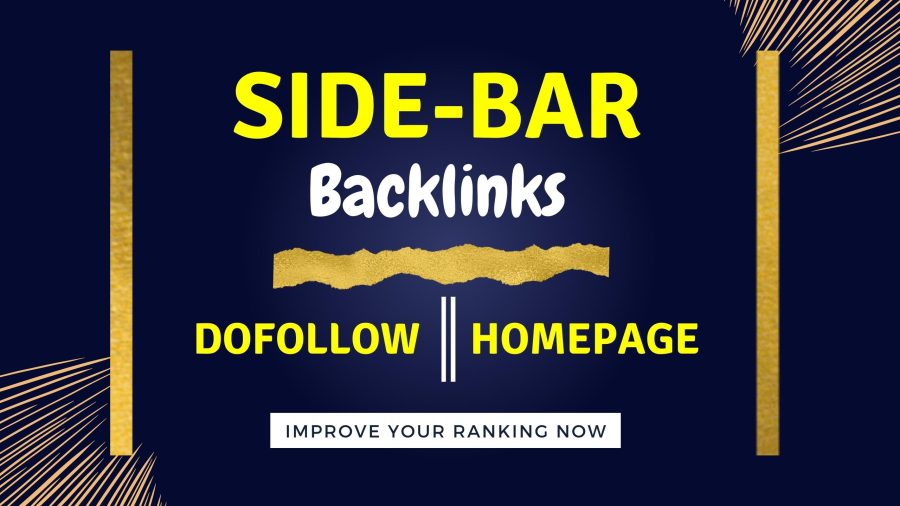 5 High Quality Sidebar Homepage PBN backlinks DR 60+ Sites 