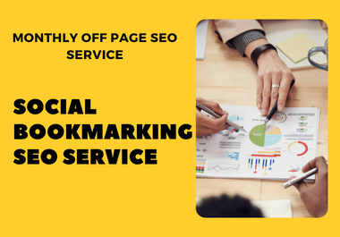 I will build social bookmarking submissions with high da backlinks
