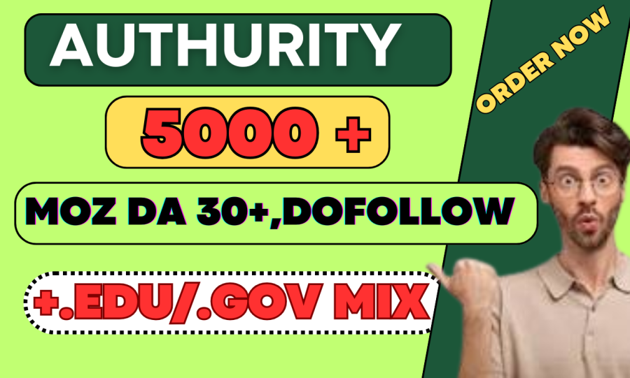i will create 5000+ manually backlinks Moz DA 30+ plus .edu/.gov