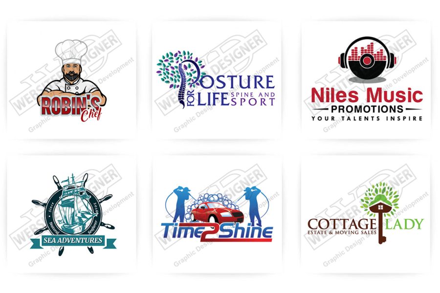 I will design 2 professional, modern, unique logo design