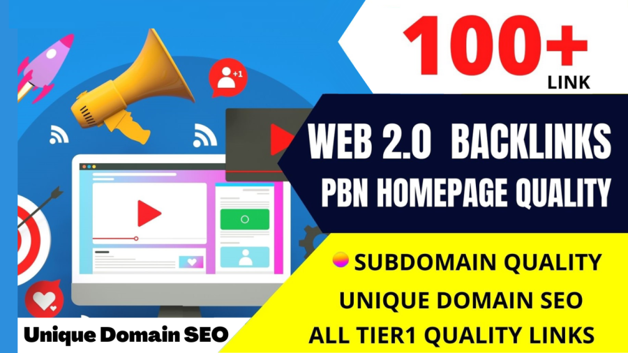 Get 100 Web 2.0 Contextual Backlinks, Get Dofollow Links in Web 2.0 Blog Sites