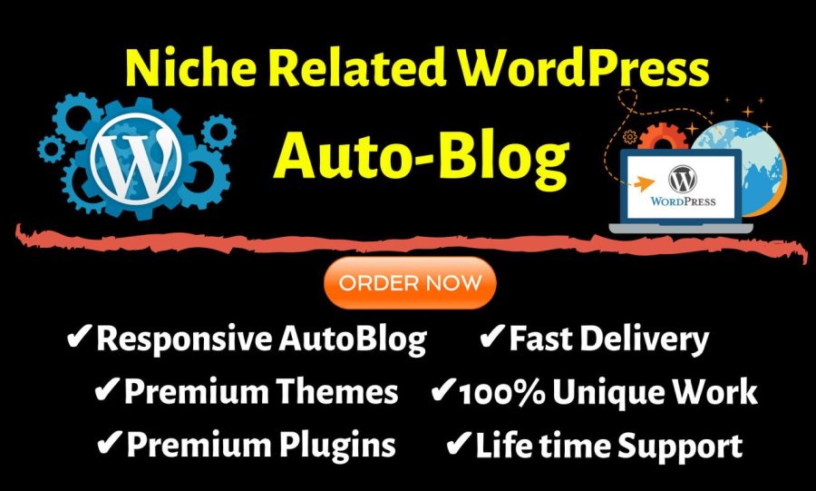 I will create an automated news website or wordpress autoblog,auto blog