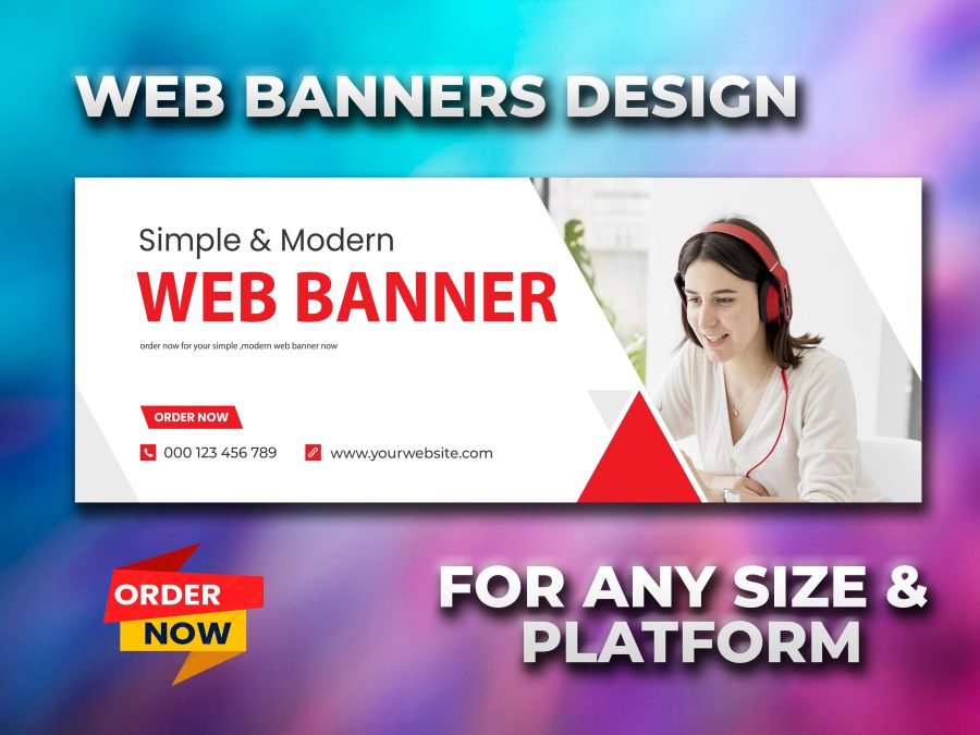 design web banner,web ads,social media ads for any size and platform