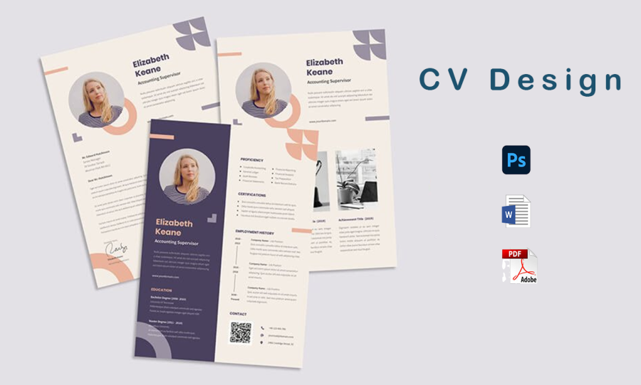 I will make professional cv design or resume design
