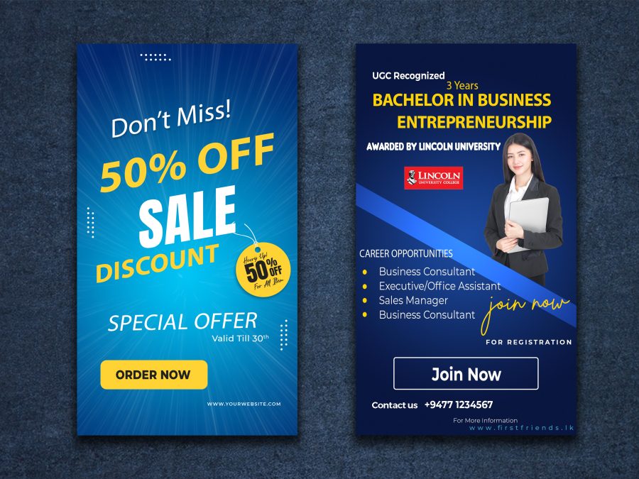 design web banner,web ads,social media ads for any size and platform