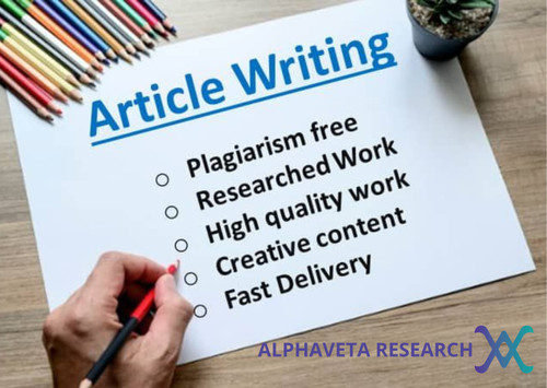 I will write 1000+ seo-optimized words article/ blog post 