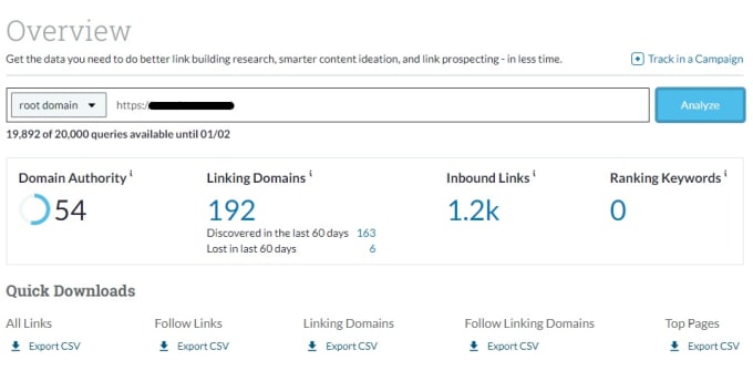 I can increase your sites Domain Authority from 0 to 50+