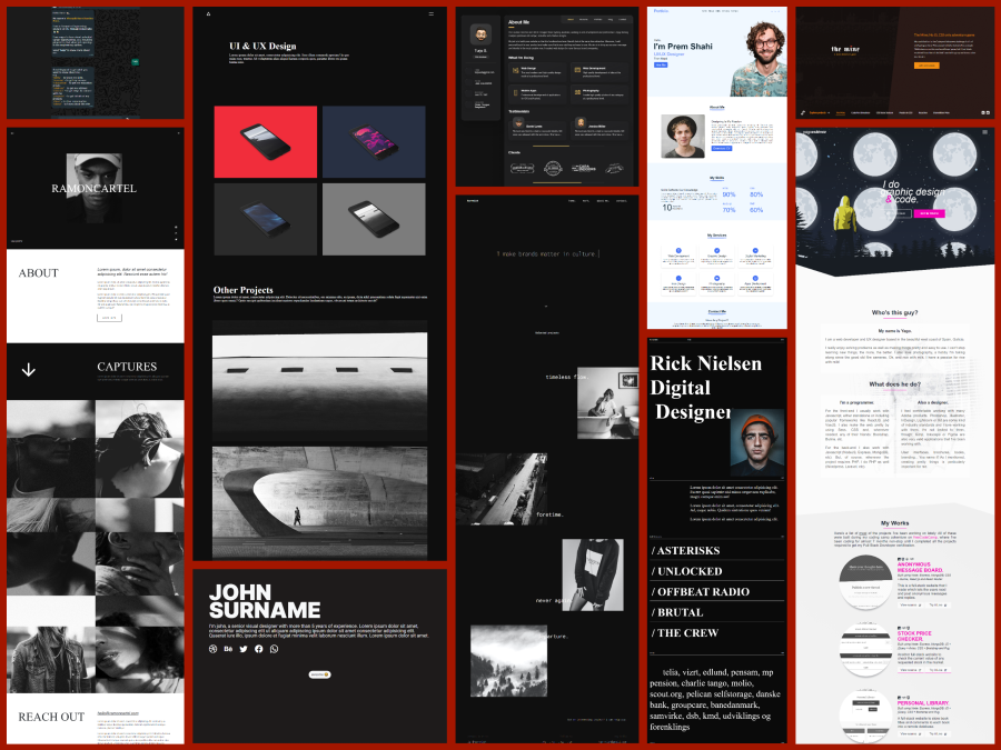 I will create classic and modern responsive portfolio website