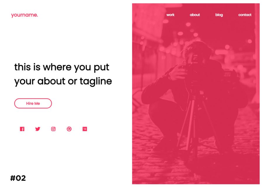 I will create responsives photography portfolio website