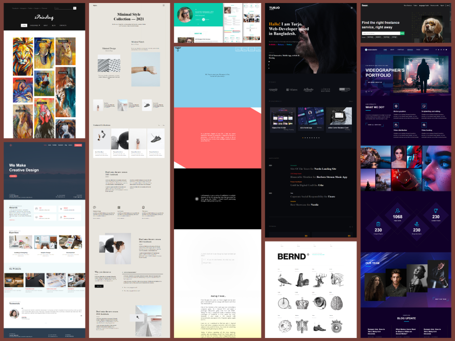 I will create classic and modern responsive portfolio website