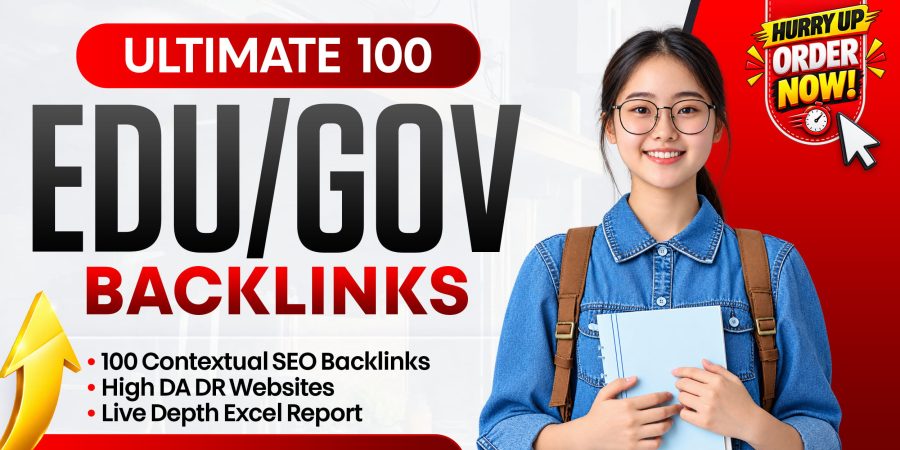 Ultimate 100 EDU GOV Links Plus 100 Contextual SEO Backlinks From High DA DR Websites