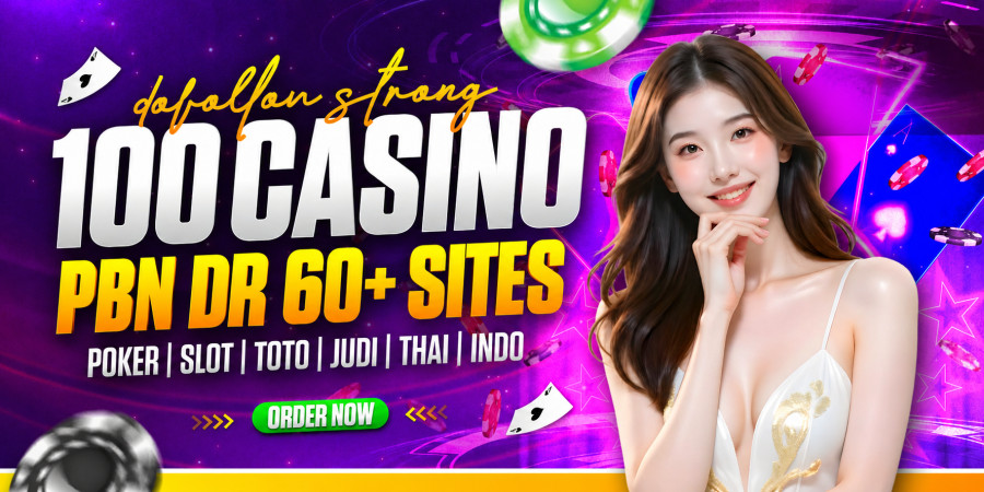 Elite 100 Pure Casino Slot Poker Gambling PBN DR 60+ Dofollow Links