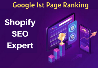 Shopify SEO Expert For 1st Page Ranking | Increase Sales Via White Hat SEO