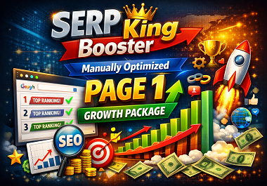 SERP King Booster &ndash; Manually Optimized PAGE 1 Growth Package