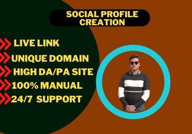 I will do 30 best profile creation backlinks