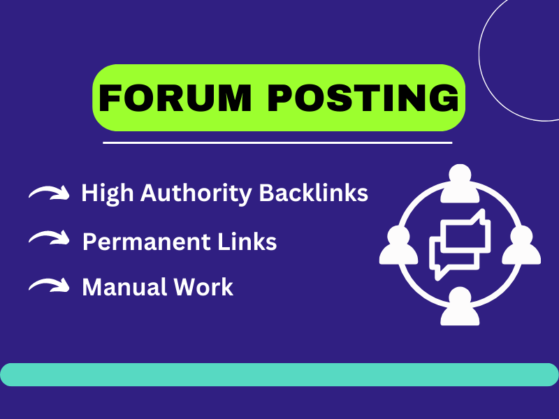 I will manually provide 70 forum posting backlinks to high da pa websites 