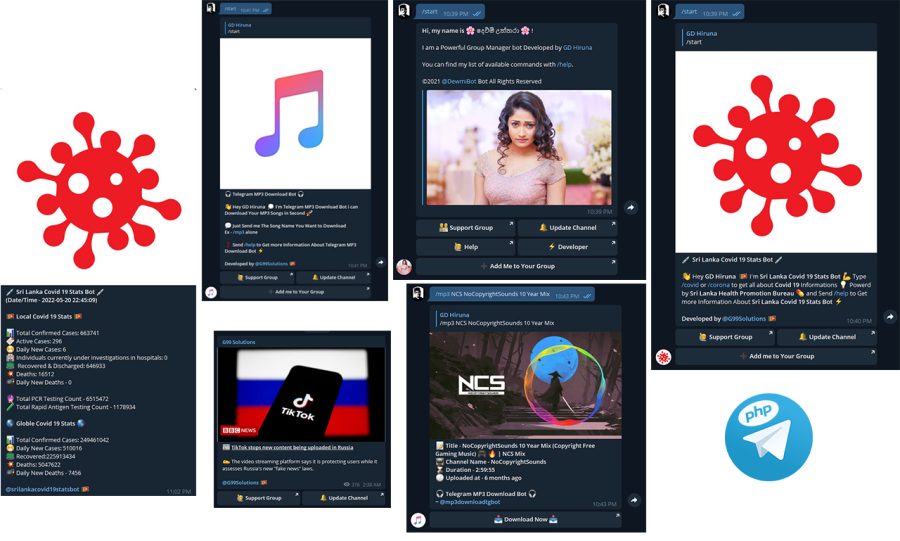 I will make your custom telegram bot using python and PHP