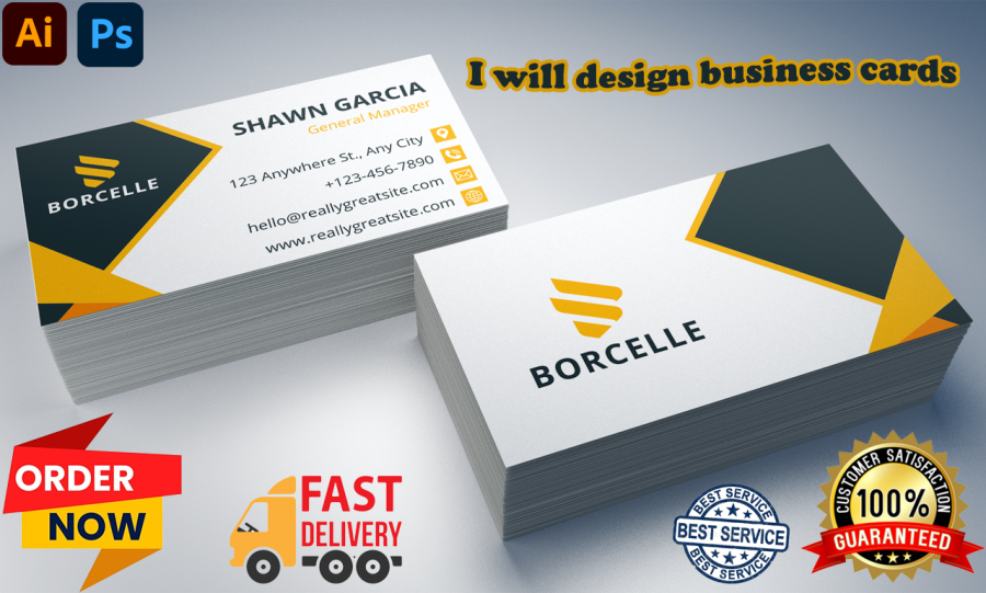 I will do modern, minimalist, luxury business card and logo design 