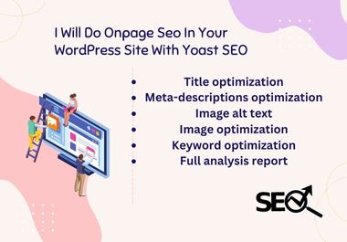  I Will Do On-Page SEO In Your WordPress Site With Yoast SEO