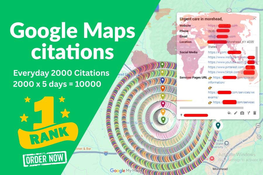 I will do 20,000 Google Maps Citations to Boost Your GMB Local SEO Ranking