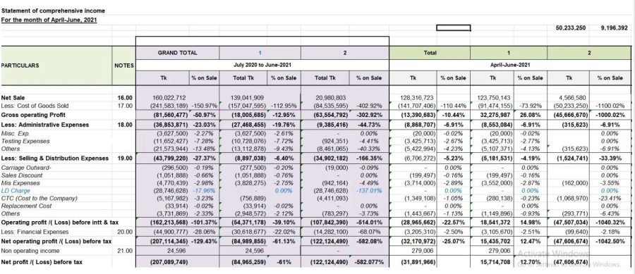 I will prepare financial statements and forecast financial analysis 