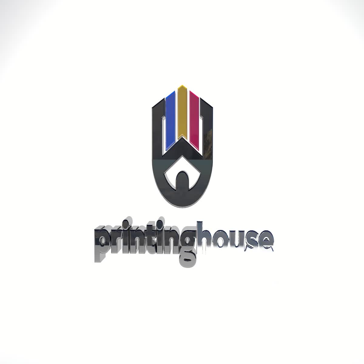 I will create an animation loop of your logo in 3d