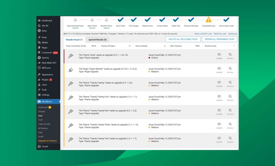 I will Remove Malware from hacked wordpress with wordfence security