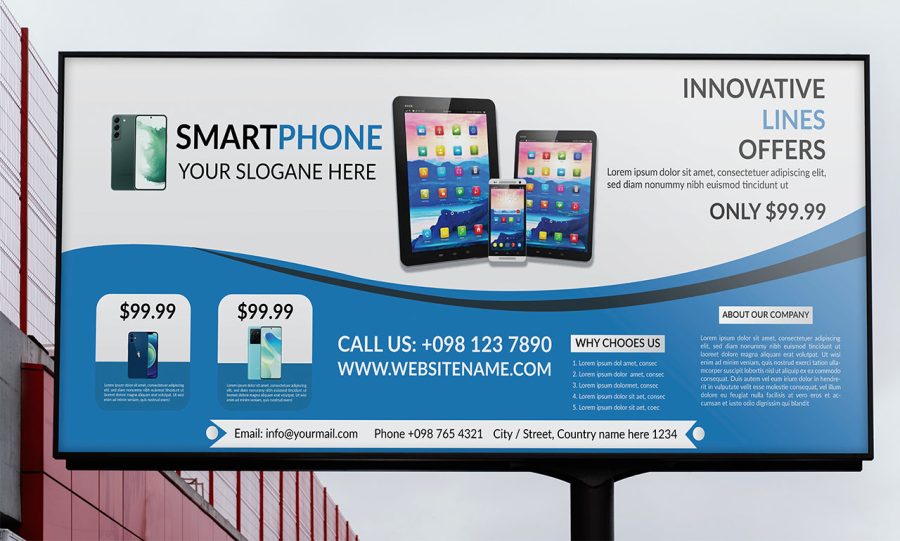 I will do roll up, pull up, event, retractable banner, billboard design with ads, flyer