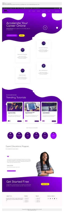I'll create a fully functional WordPress website, complete with setup