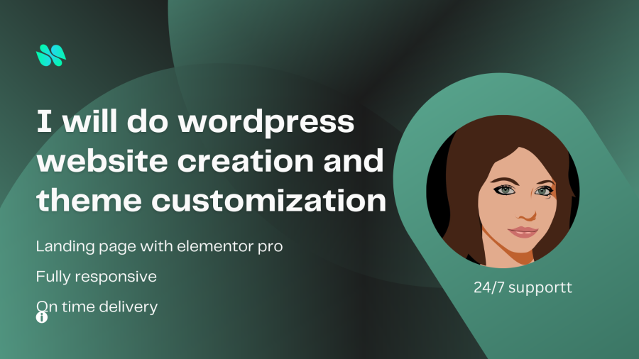 I'll create a fully functional WordPress website, complete with setup