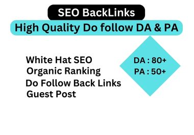 Manually white hat SEO Backlink Relevant and high DA PA 