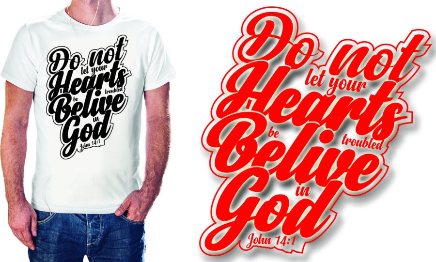 I will create custom typography tshirt design for merch, teespring and printfull