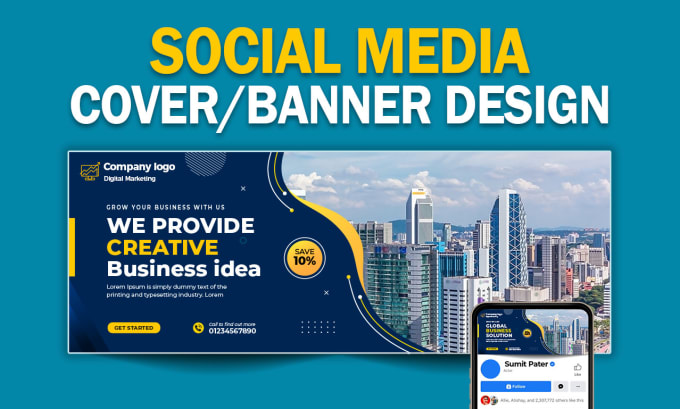 I will design Web banner ads, social media posts for your brand