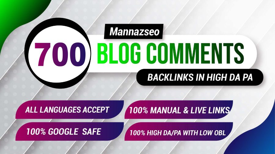 I will Make 700 High Quality by Unique Domain Bl0g Comments Backlinks Dofollow