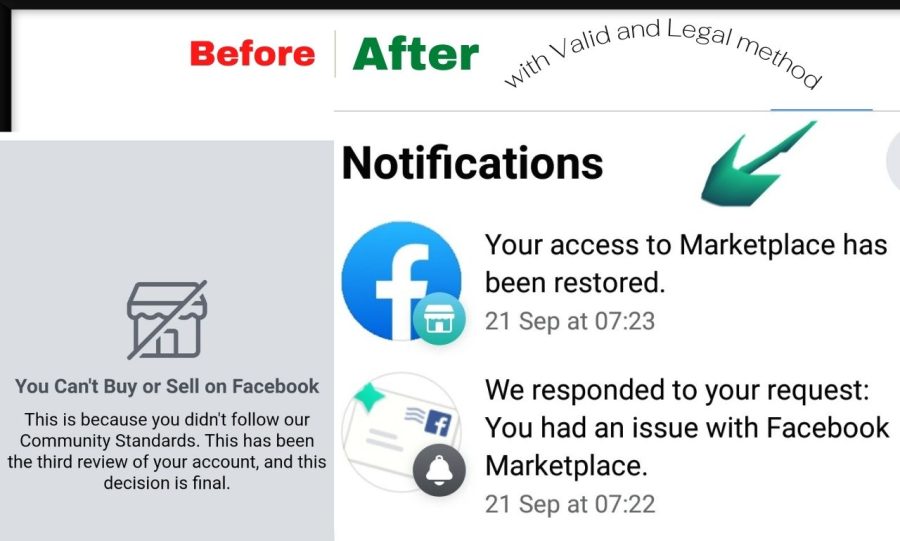 I will fix issues with your FB Marketplace