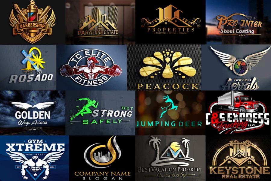I Will design Modern, Unique and Minimalist, 3D Professional logo for your Business,and Brand 