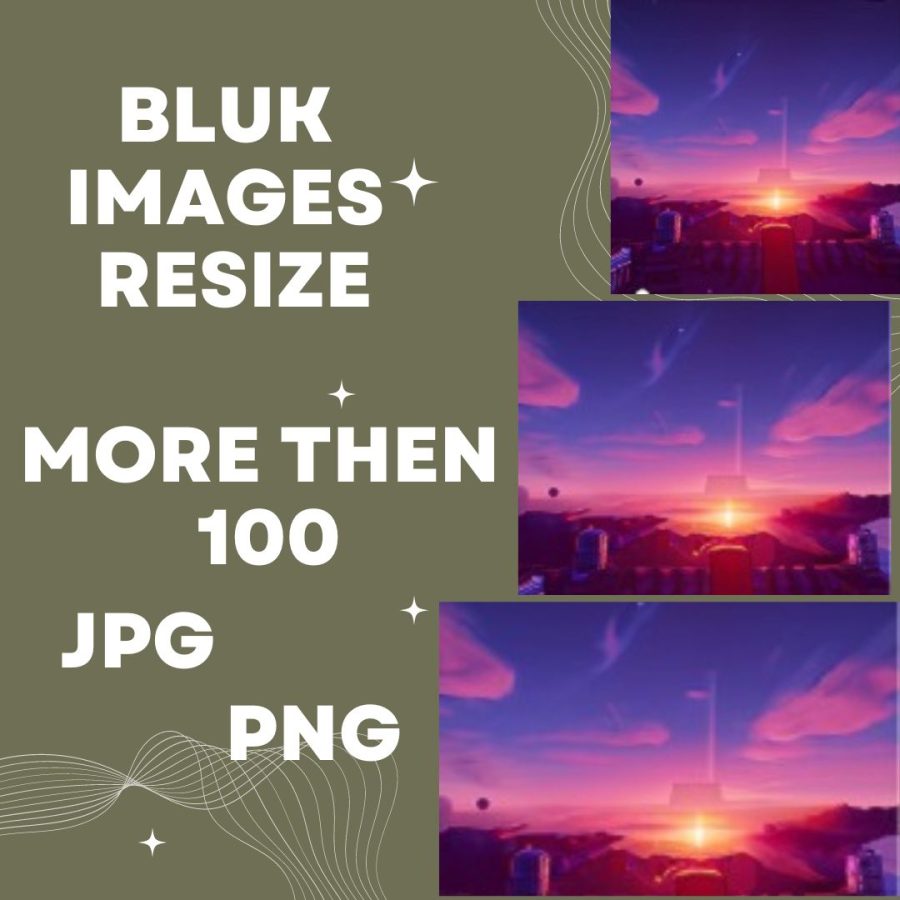 I will do bulk image resize, cropping