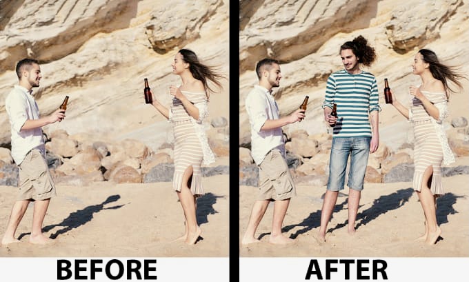 Add/Remove Watermark, person & logo from any image