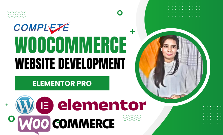 Create a professional wordpress ecommerce website or woocommerce store