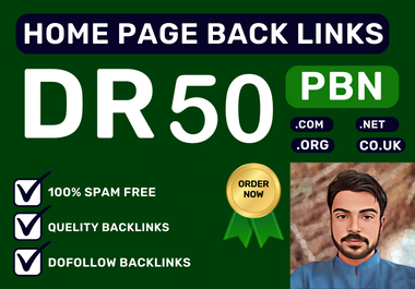 50 PBN on DA 50 to 90 Permanent Do Follow Homepage SEO Backlinks .CO.UK