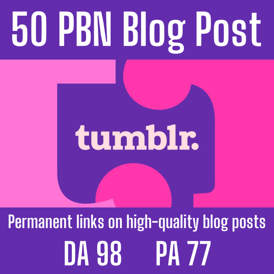 I will provide you permanent 50 Tumblr blog post backlinks. 