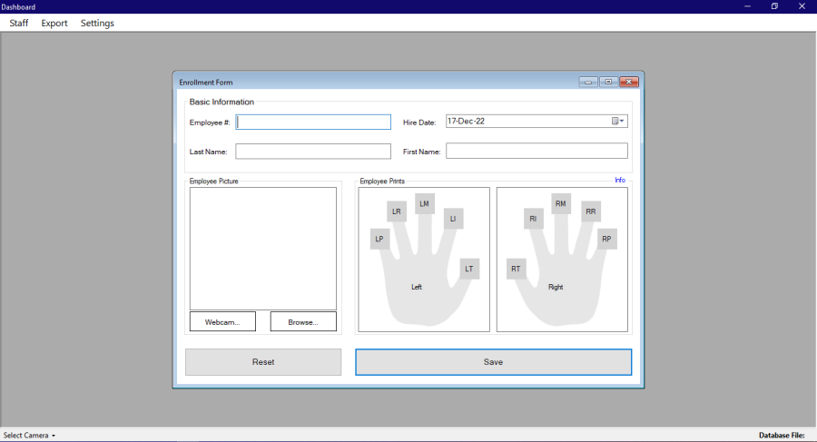I will create fingerprint biometric applications for you