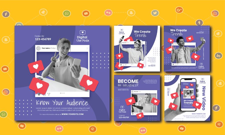 I will do social media design, social media Advertising design 