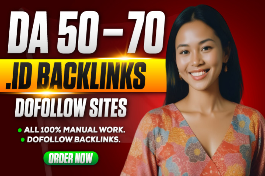 50 Premium Quality .ID Domain Indonesian Dofollow PBN Permanent Backlinks - Top ID Domain