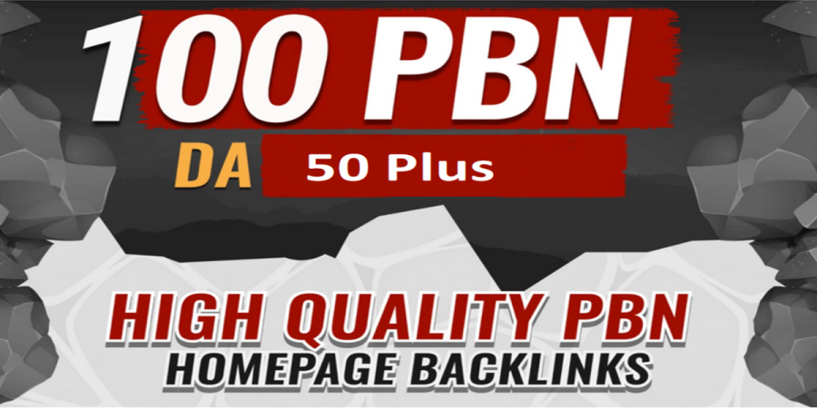 I will do Extremely Powerful 100 Unique Domain Homepage Permanent PBN DA 50+ SEO Boost Ranking