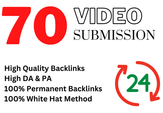 I will submit videos to the most popular sites