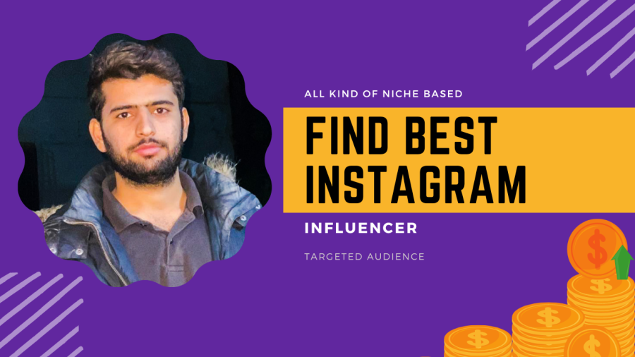 I will find 30 top YouTube or Instagram influencer 