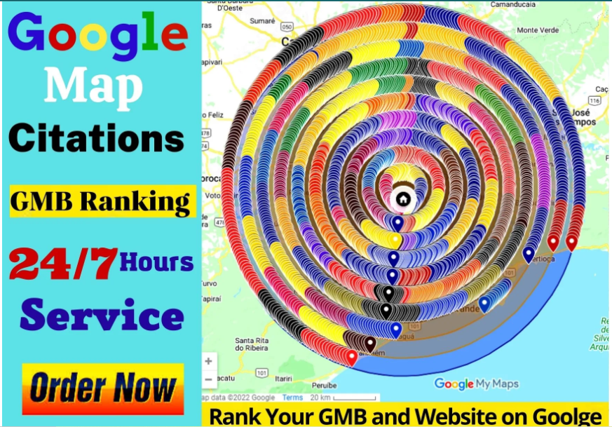 Google Maps citations GMB Ranking service 